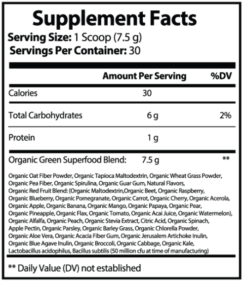 Organic Green Superfood